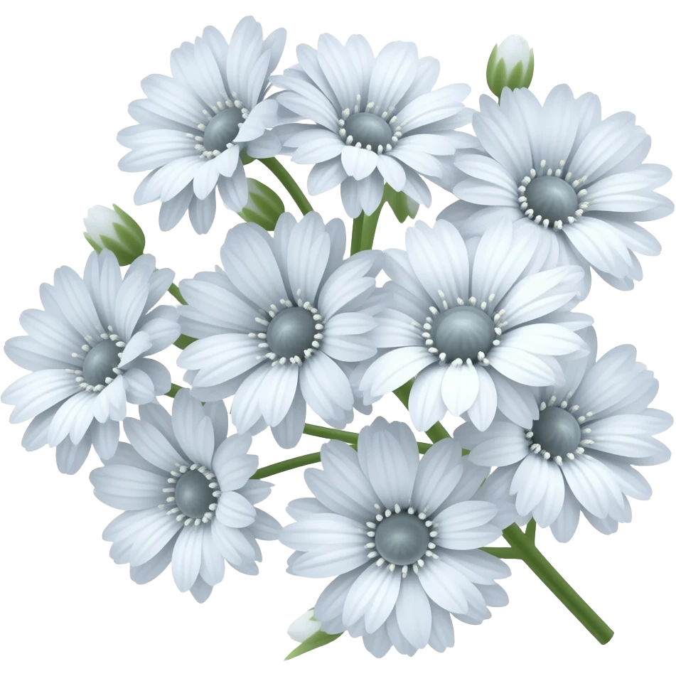 A cluster of baby's breath emoji