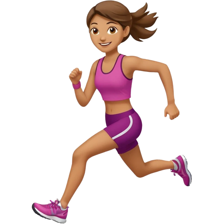 woman running emoji