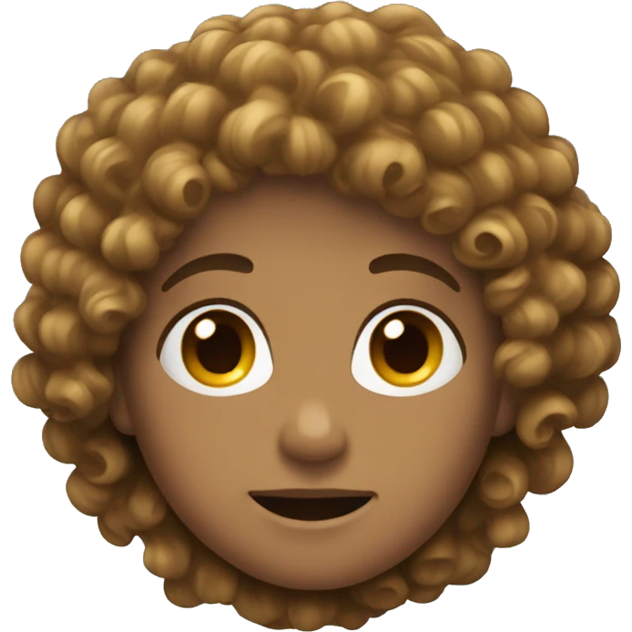 Curly hair  emoji
