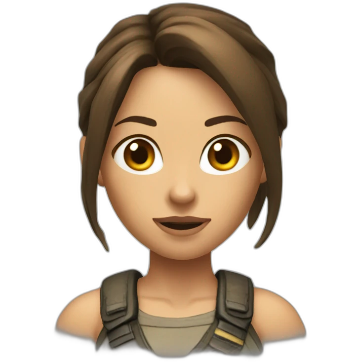 lara-croft emoji