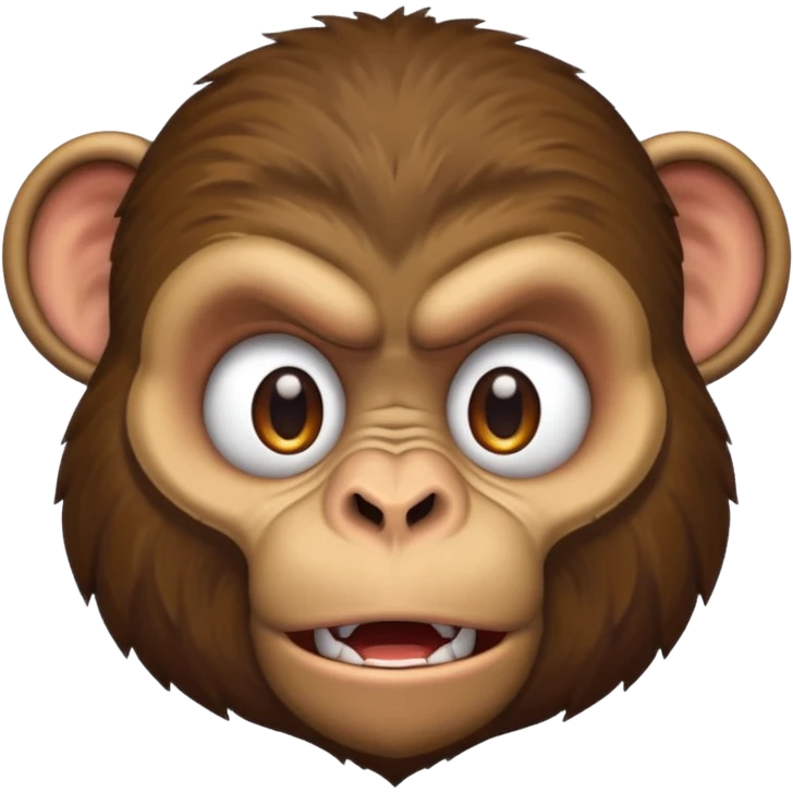 angry monkey emoji