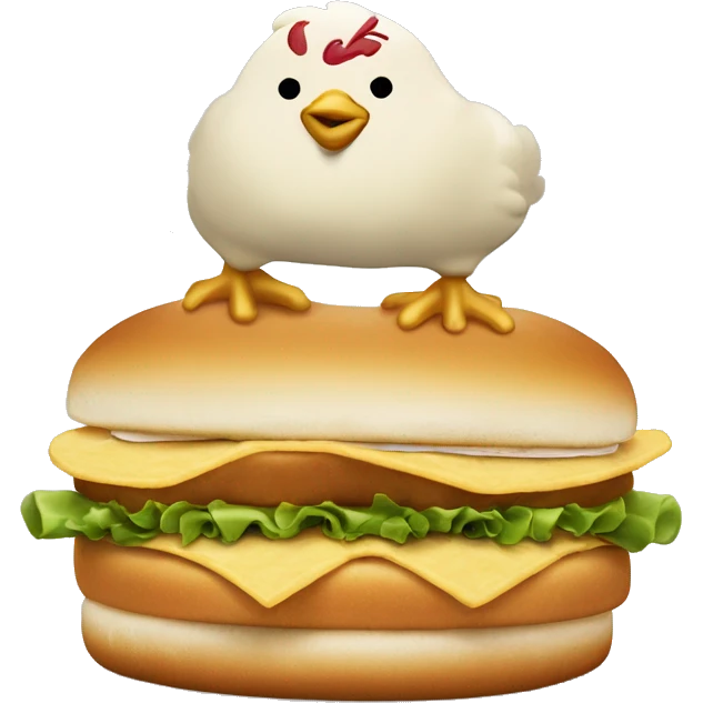 ￼￼ Chick-fil-A chicken sandwich ￼ emoji