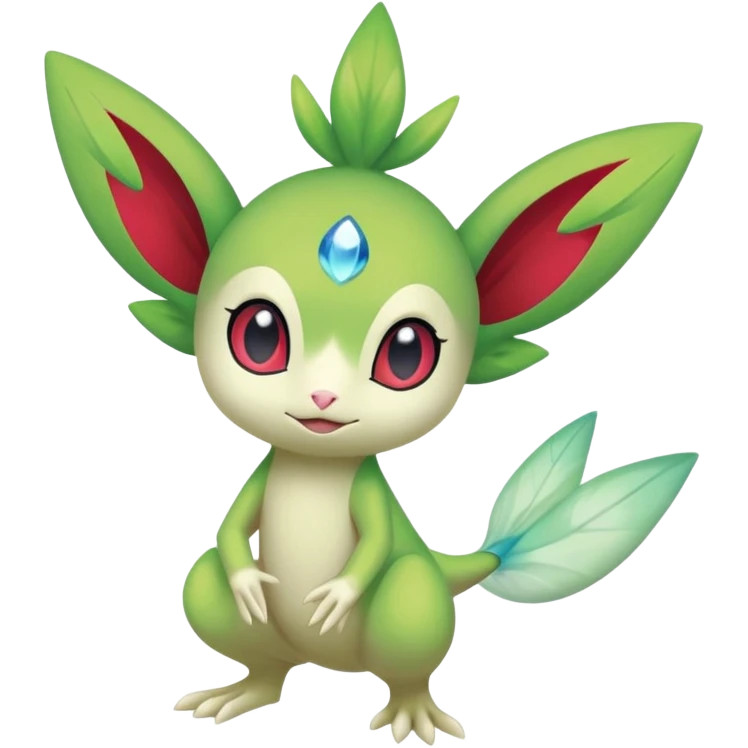  Fey Toony Axew-Celebi-Amaura--Shaymin-fusion-hybrid emoji