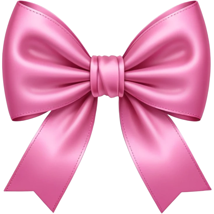 Pink bow emoji