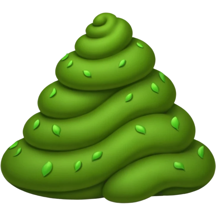Green poop emoji