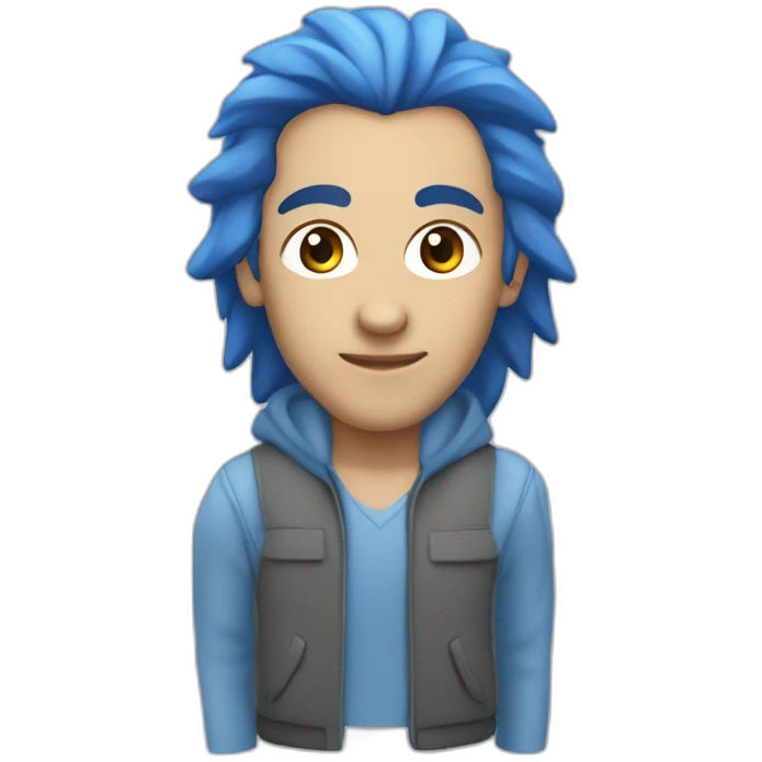 Blue Dacia Logan emoji