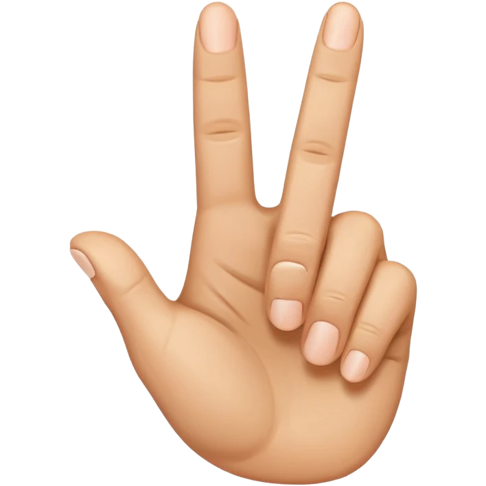 hand emoji with both thumb up and middle finger extended emoji