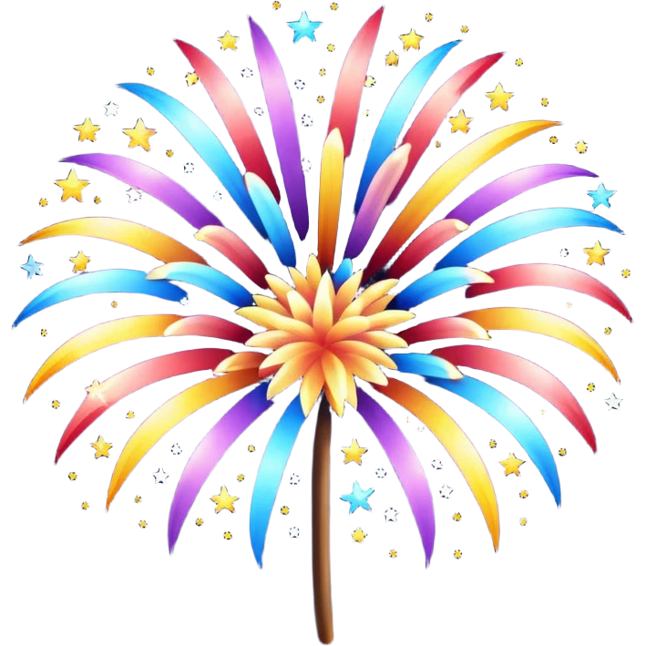 new year fireworks 2026 emoji