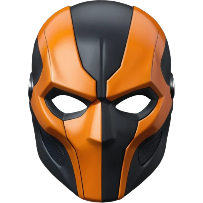 Death stroke mask all black no orange emoji