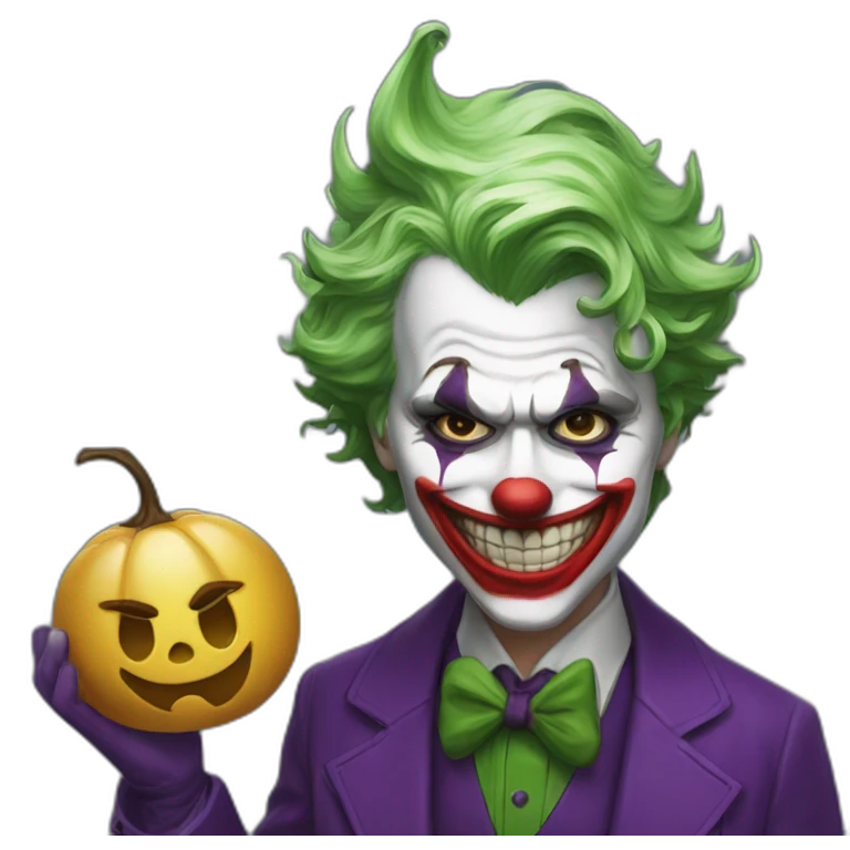 Joker with calvitie emoji