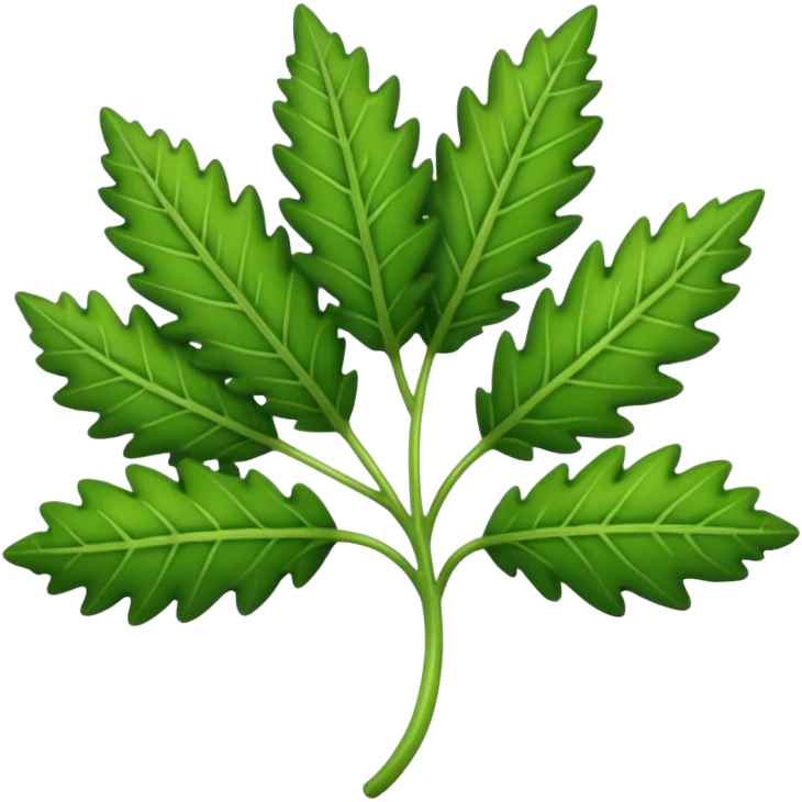 Groundsel leaves emoji