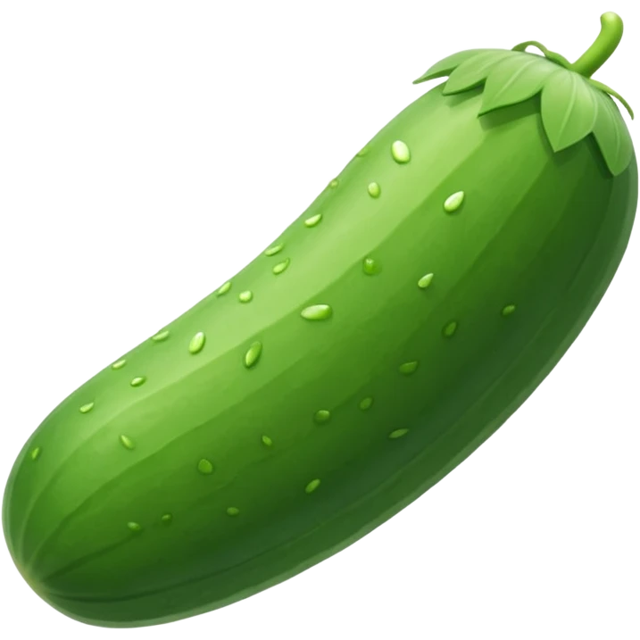 Spa cucumber  emoji