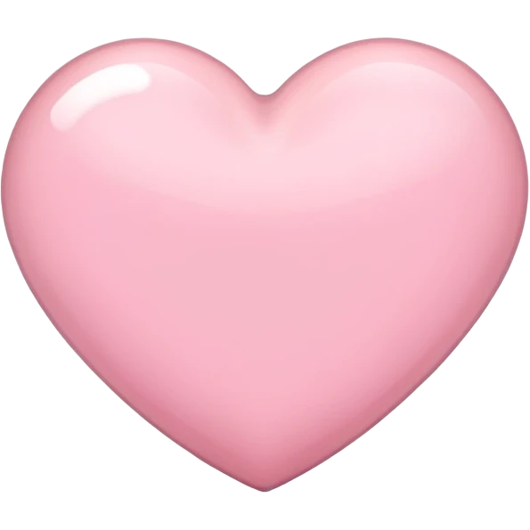 light pink heart emoji