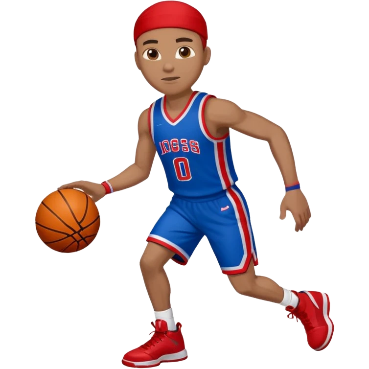 basketball player (#00A3E0) and red (#F9423A) emoji
