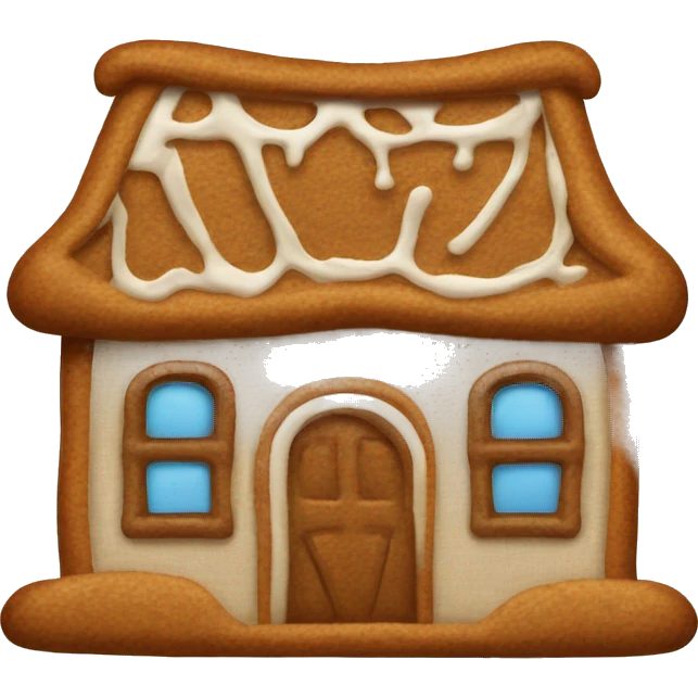 linen ginger bread house  emoji