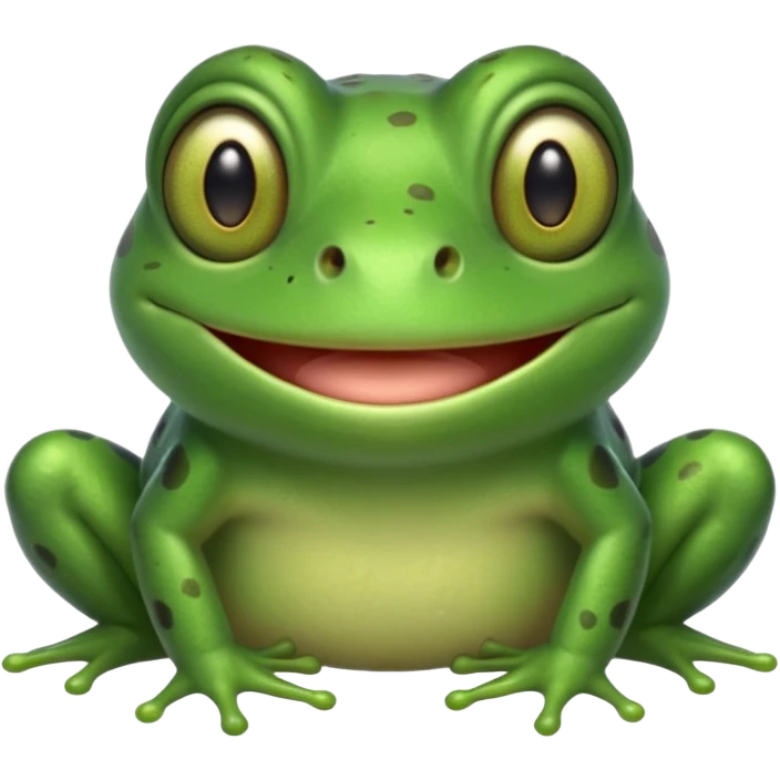 a smiling frog emoji