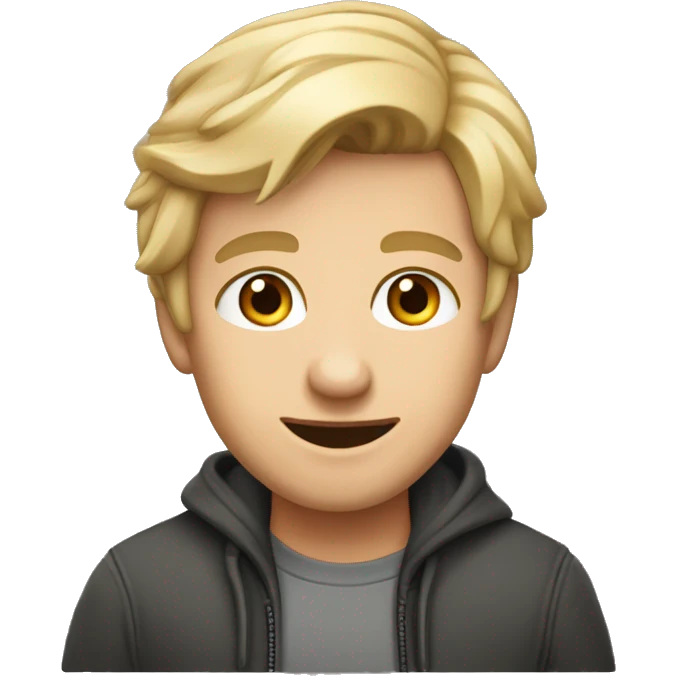 Шпиц с розовым бантом  emoji