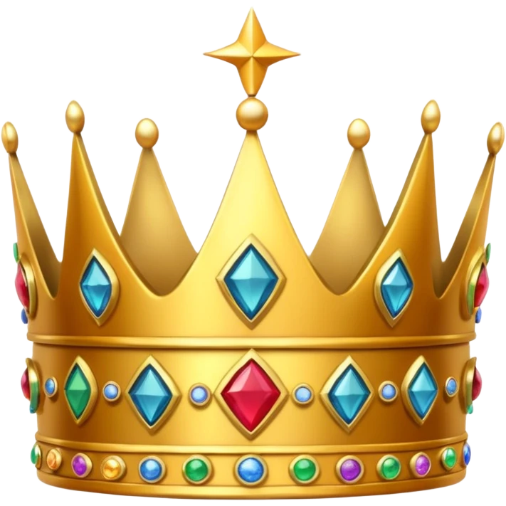crown with happy birthday on it emoji