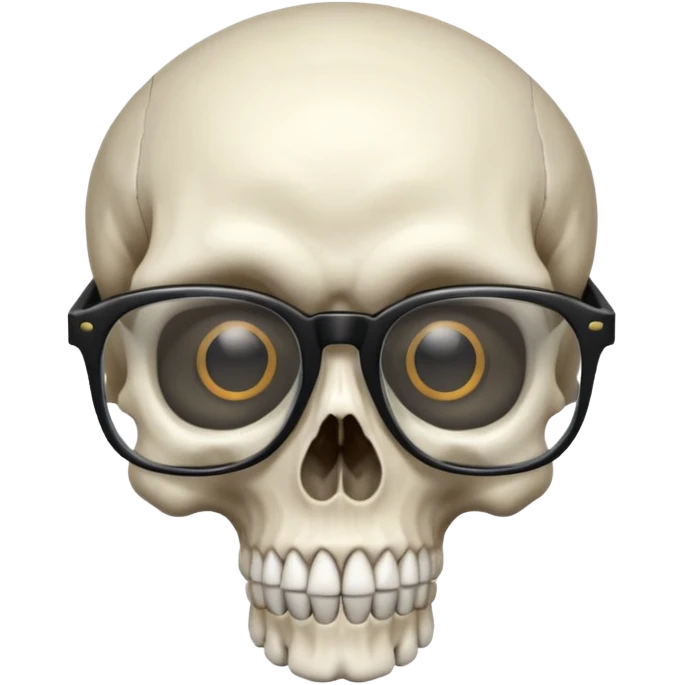 Kuru kafa gözlüklü emoji
