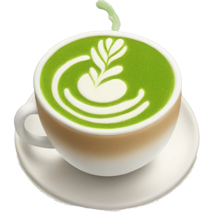 Matcha latte emoji