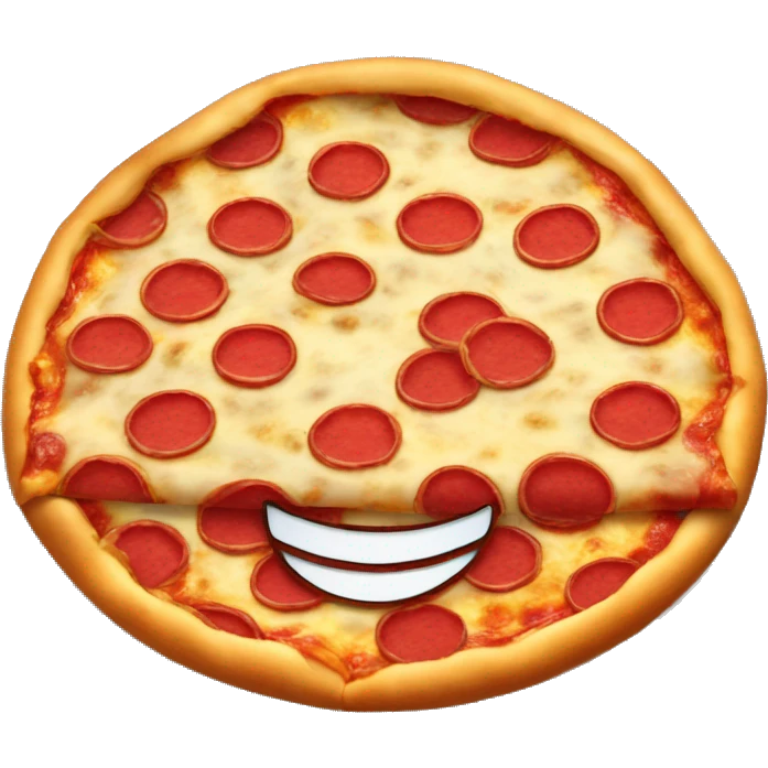 Pizza Witz smiling Face and hat  emoji