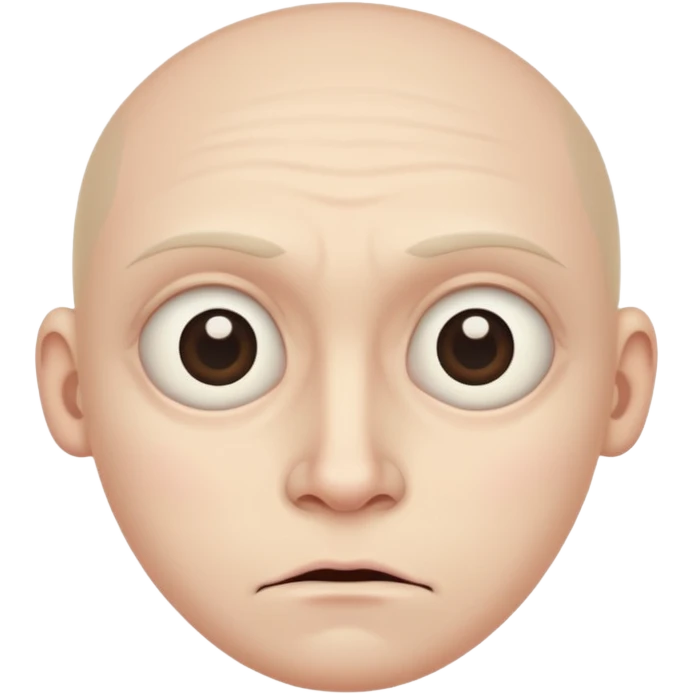 an ugly person emoji