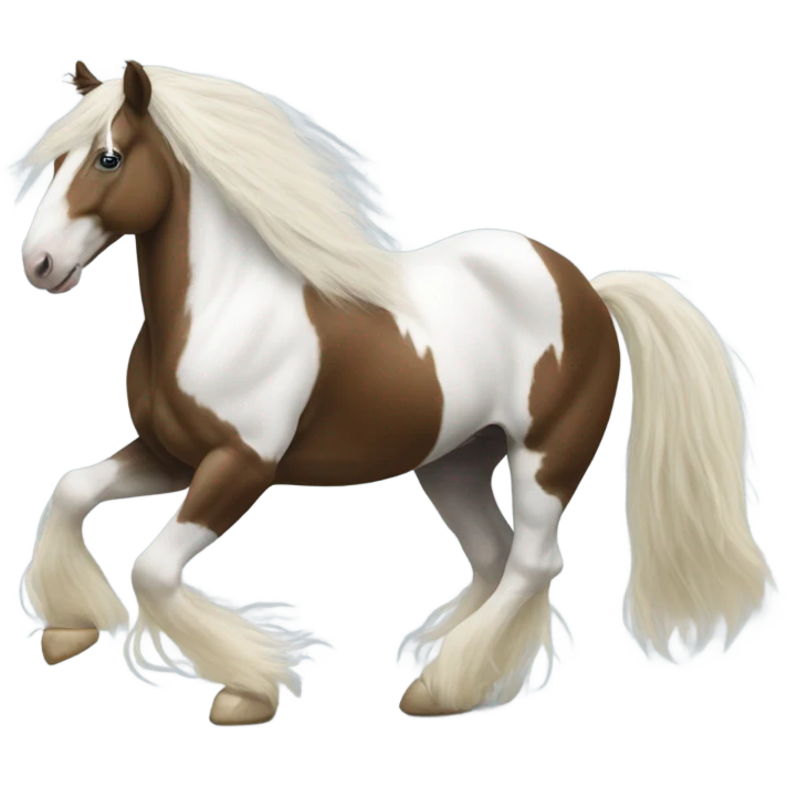 Gypsy horse dancing 💃 emoji