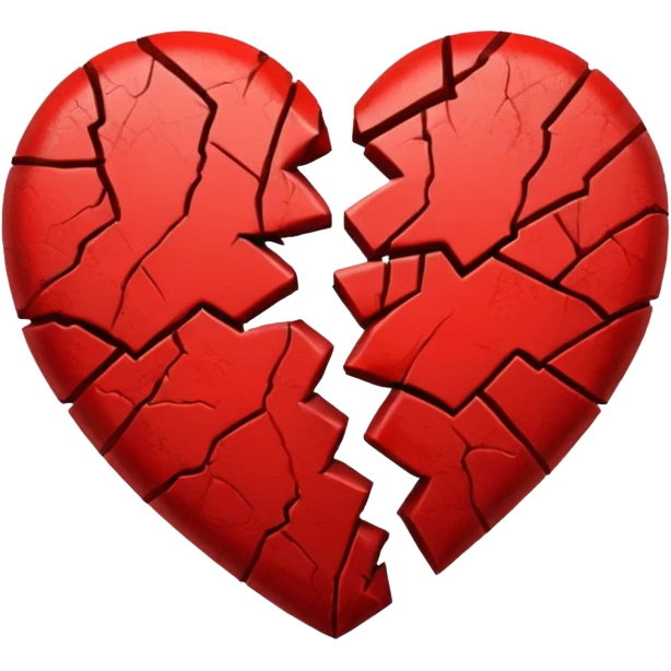 Broken heart emoji