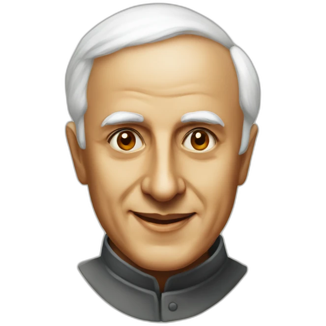jawaharlal nehru face emoji