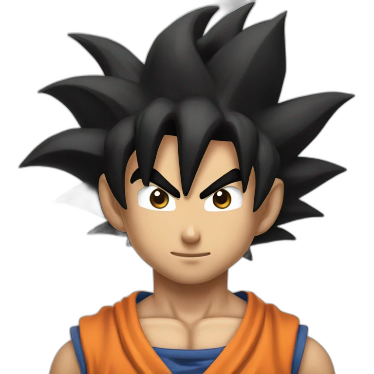 does goku clean nuts? emoji