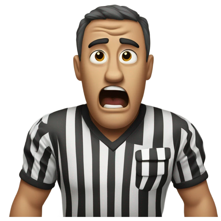 Damn referees  emoji