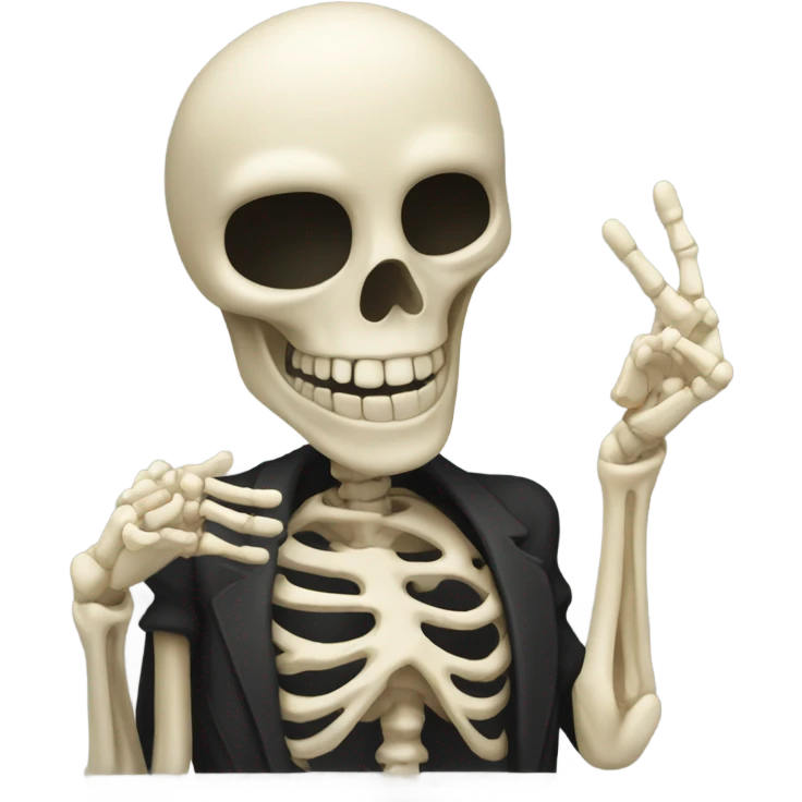 🤫💀 emoji