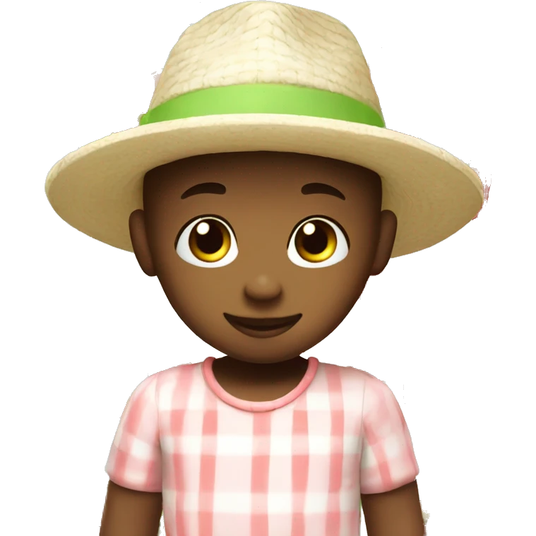 Sonny angel with strawberry hat emoji