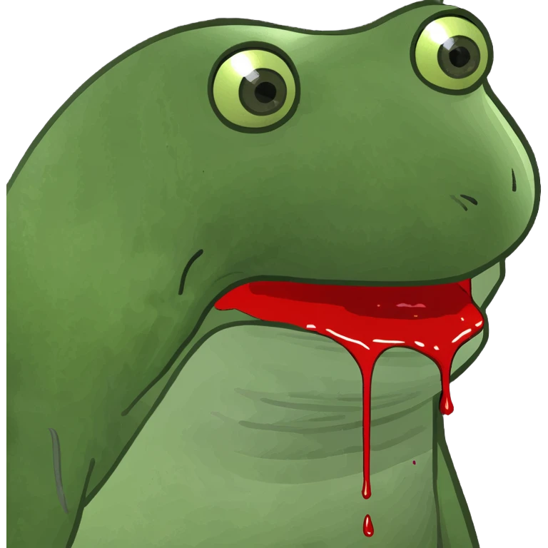 bufo is bleeding emoji