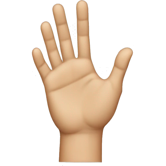 Hand making L emoji