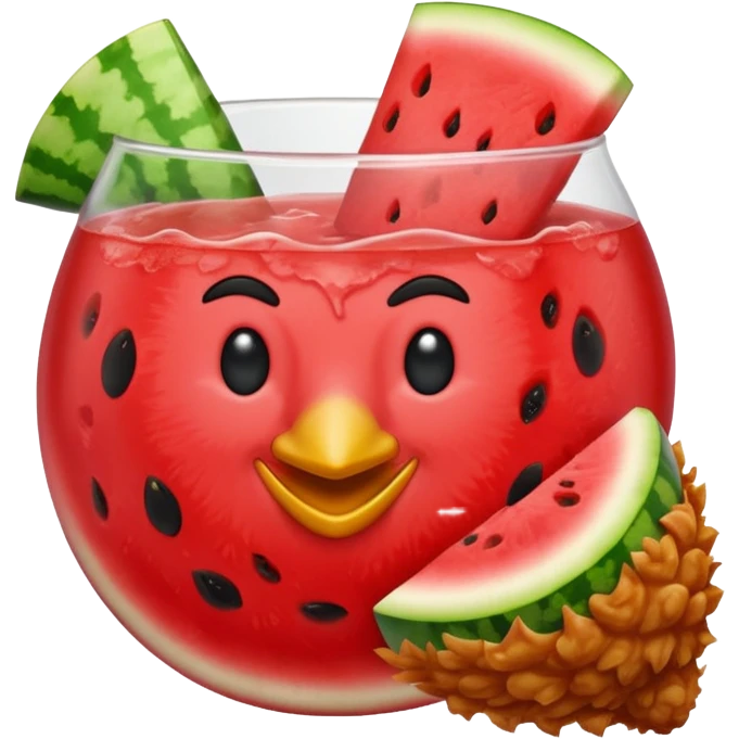 Watermelon kool-aid and fried chicken emoji