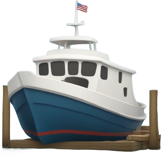 boat at a dock  emoji