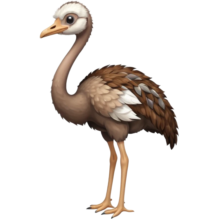 An ostrich emoji