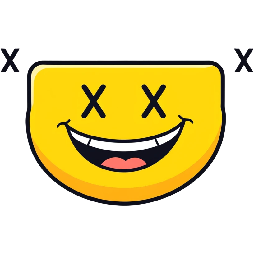 Smiley laughing crazy  emoji