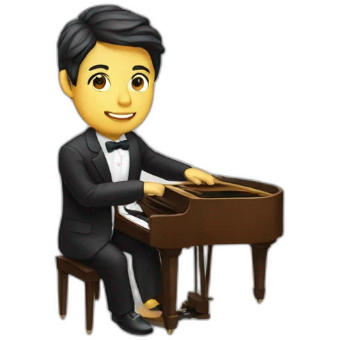 Momitani pianist emoji