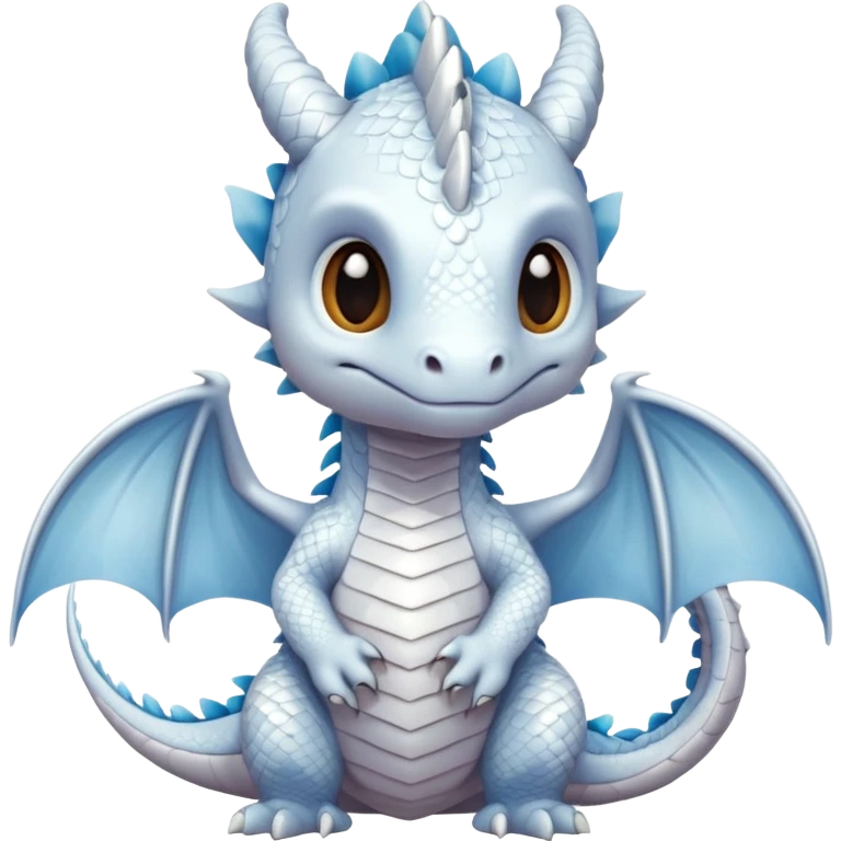 baby white dragon emoji