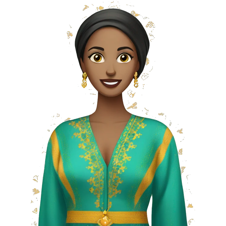 Moroccan caftan  emoji