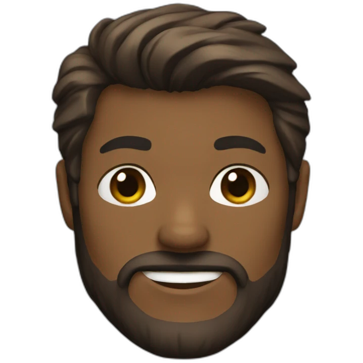 Batman with a brown beard emoji