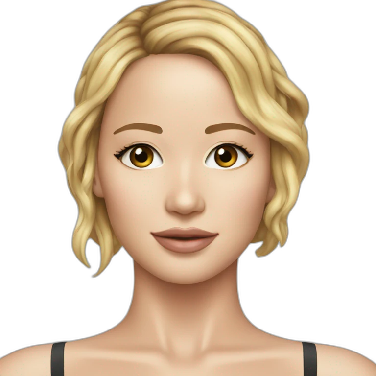 jennifer lawrence skin bikini sfw emoji