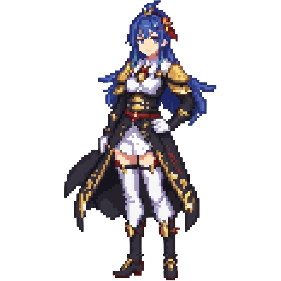 full body Varesa from Genshin Impact emoji
