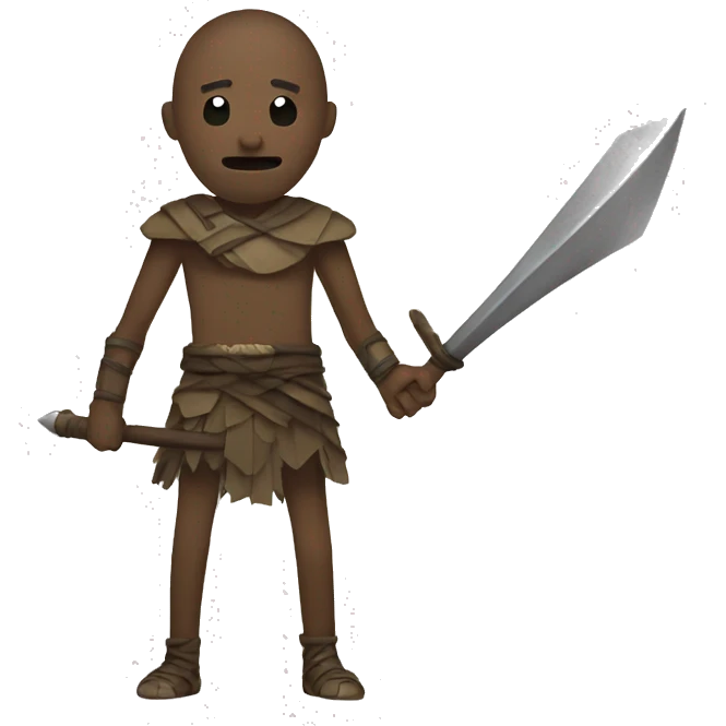 stick man warrior emoji