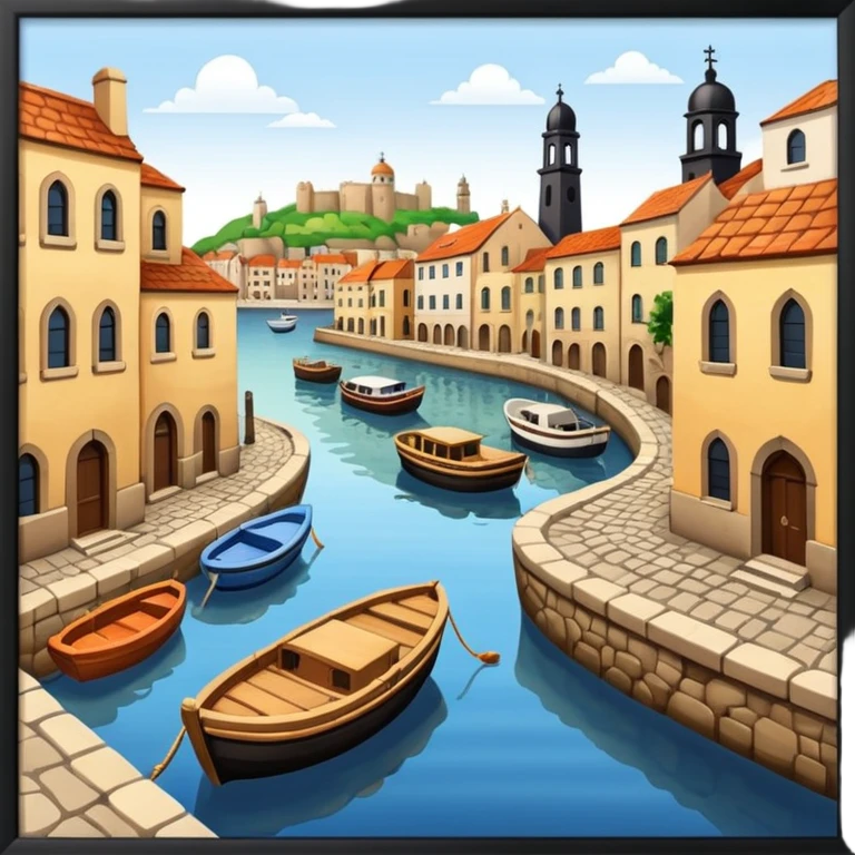 an old city port emoji