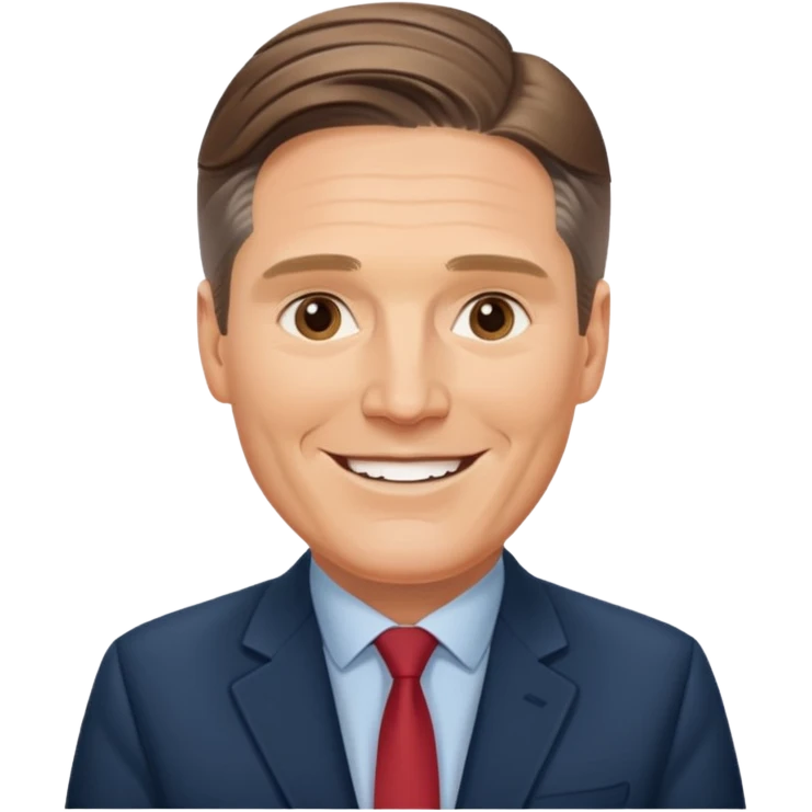 Keir Starmer smiling standing emoji
