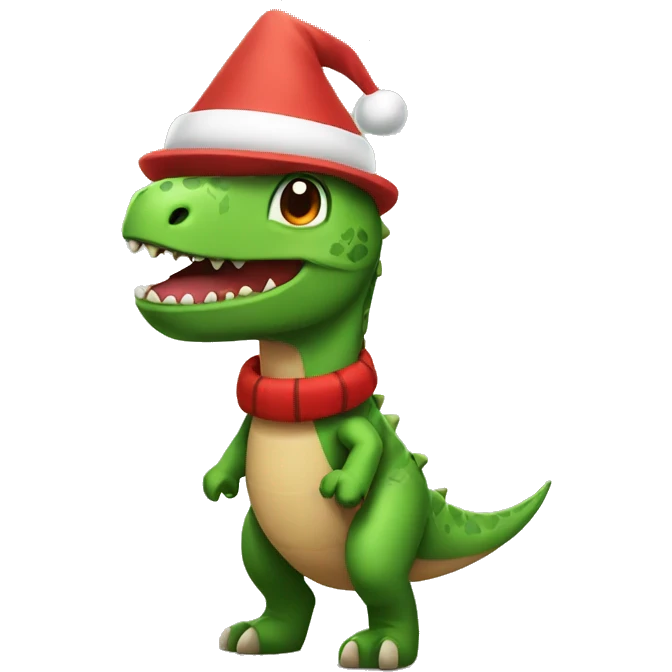 Every holiday with dinosaurus emoji