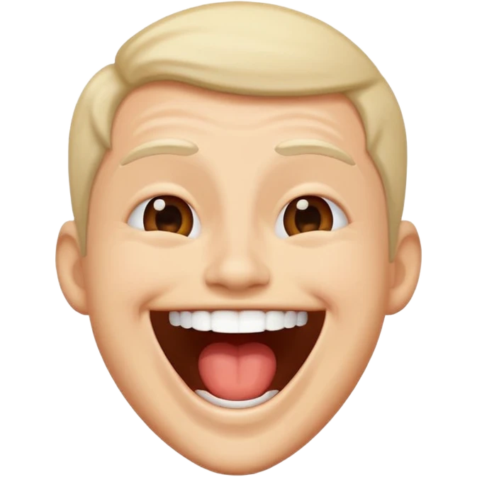 Laughing hysterically  emoji